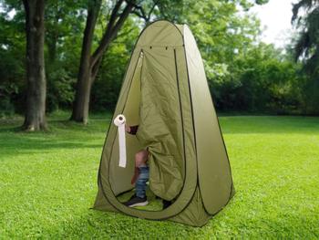 Outlust Pop up-telt med campingtoalett