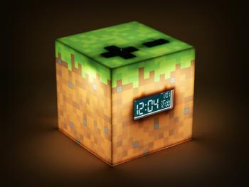 Minecraft digital vekkerklokke